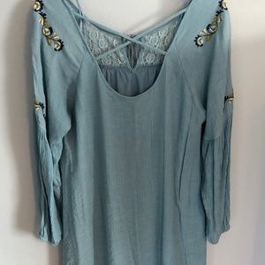 Flying Tomato 3/4 sleeves tunic